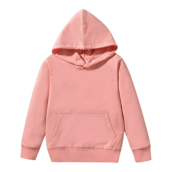VNKIDY Boys Sweatshirts Kids Toddlers Fall Minimalist Solid Color Hoodie Long Sleeve Loose Fit Sweatshirt For Casual Daily Wear Lovely Tops