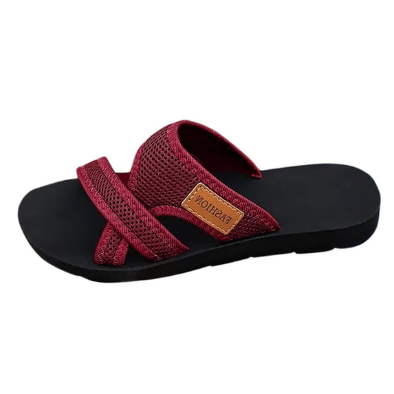 VNKIDY Classic Women Shoes Summer Fashion Cloth Flip Flops Outdoor Casual Comfortable Beach Slippers Solid Color Autumn Shoes