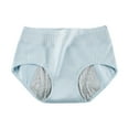 thumbnail image 1 of VNKIDY Classic Women Underwear Panties Menstrual Panties 4 Layer Leakproof Menstrual Panties Period Underwear Black Menstrual Panties Light Flow For Girls Teens Solid Color Summer Autumn, 1 of 3