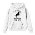 thumbnail image 1 of VNKIDY Girls Hoodies & Sweatshirts Winter Warm Pullover With Pocket Cute Horse Print Casual Long Sleeve Hooded Sweatshirt For Kids, 1 of 4