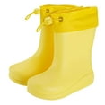 thumbnail image 1 of VNKIDY Girls Kids Solid Color Rain Boots Light Waterproof Anti Skid Drawstring Opening Shoes For Rainy Weather Outdoor Casual Daily Activities Adorable Footwear, 1 of 6