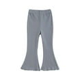 thumbnail image 1 of VNKIDY Girls Pants Flared Retro Leggings For Kids Comfortable Elastic Waist Stylish Bell Bottom Design For Spring Autumn Soft Pants, 1 of 3