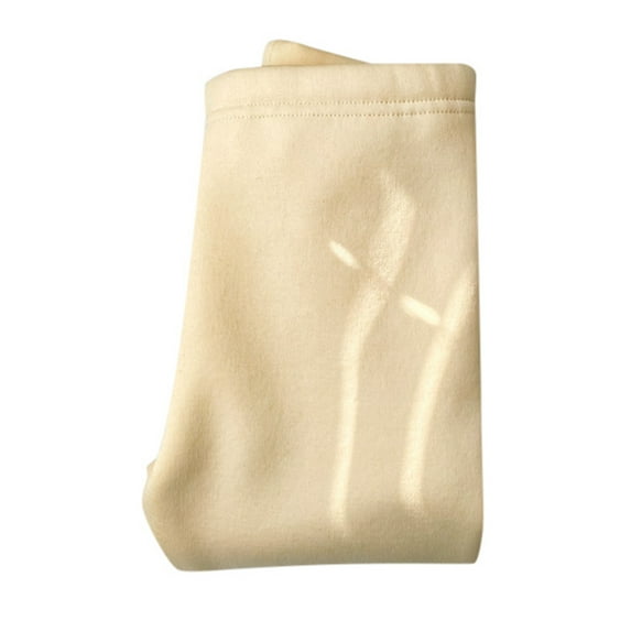 VNKIDY Girls Pants Winter Kids Plush Thermal Leggings Solid Color High Elastic Waisted Warm Trousers For Casual Cold Weather Wear Trendy Pants