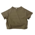 thumbnail image 1 of VNKIDY Girls Tees Crewneck Toddler Boys Girls Short Sleeve Summer Casual Tops Beach Holiday Striped Shirts T Shirt Casual Tops, 1 of 5