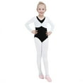 thumbnail image 1 of VNKIDY Girls Tops Crewneck Toddler Girls Long Sleeve Solid Color Blouse Ballet Wrap Tops Velvet Dance Dress Cover Up Athletic Tops, 1 of 4