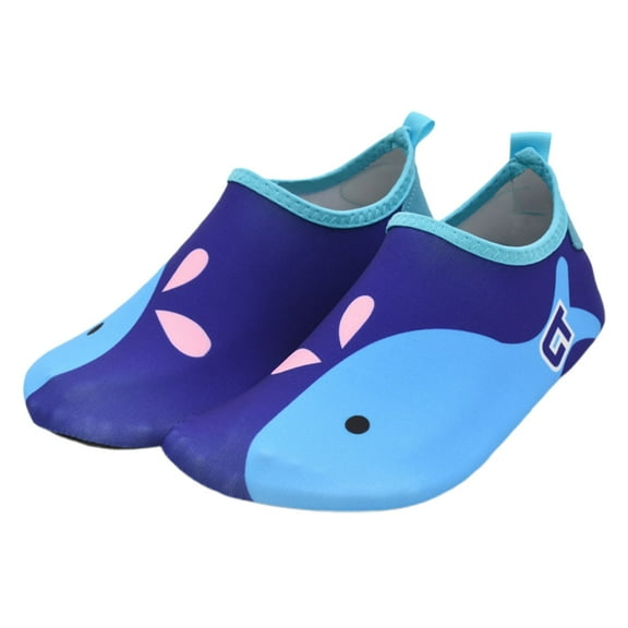 VNKIDY Kids Beach Sneakers Children Cartoon Prints Fashion Soft Beach Shoes Anti Ski8d Sole Water Shoes For Boys Girls Outdoor Activities Trendy Footwear