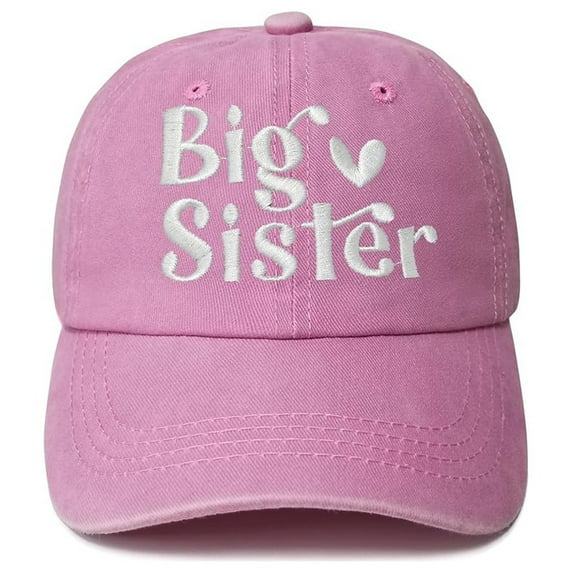 VNKIDY Kids Hats Children Baseball Cap With Letter Embroidery Solid Color Adjustable Hat For Girls Cute Meaningful Gift Leisure Headwear