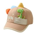 thumbnail image 1 of VNKIDY Kids Hats Children Cute Baseball Cap With Dinosaur Figure Pocket Boys Girls Dome Styled Hat With Colorful Horns Letter Embroidery For Outdoor Activities Classic Headwear, 1 of 6