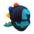 thumbnail image 1 of VNKIDY Kids Hats Children Winter Knitted Hat with Cute Dinosaur Design 3D Dinosaur Tail Colorful Spikes For Boys Girls Cold Weather Cute Headwear, 1 of 4