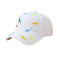thumbnail image 1 of VNKIDY Kids Hats Spring Autumn Children Baseball Cap Colorful Dinosaur Embroidery Adjustable Hat For Boys Girls Casual Daily Wear Lovely Headwear, 1 of 7