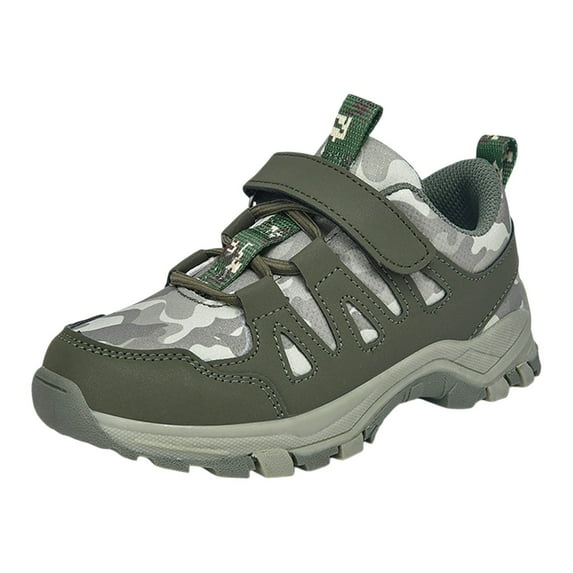 VNKIDY Kids Sneakers Boys Girls Fashion Lightweight Breathable ComFortable Athletic Shoes With Hook Loop Strap For Children Outdoor Wear Soft Footwear