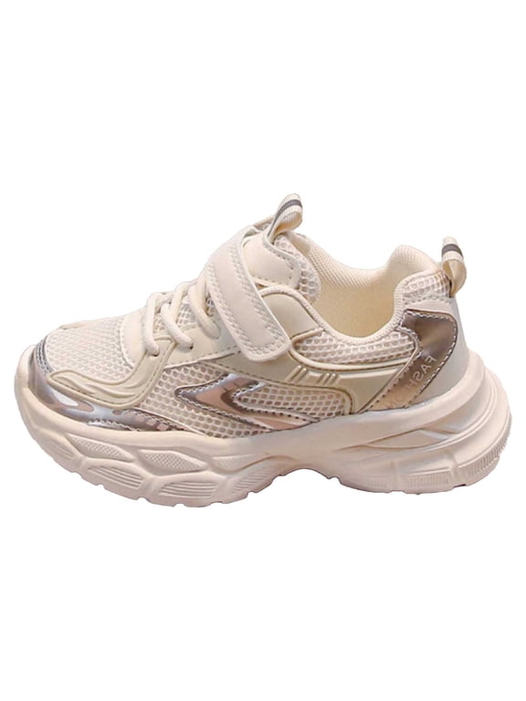 Kids Sneakers Girls Boys Anti Skid Sole Flexible Walking Shoes Breathable Soft Athletic Shoes For Children Daily Wear Fashionable Footwear