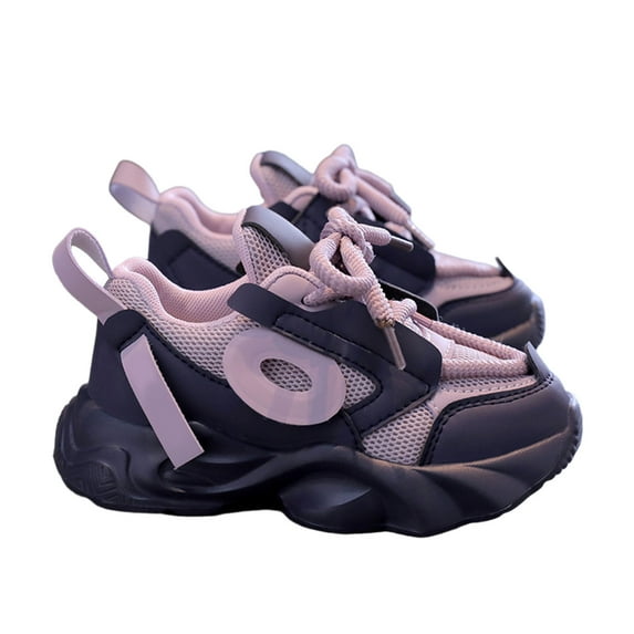 VNKIDY Kids Sneakers Girls PlatForm Sneakers Lightweight Athletic Sneakers Anti Skid Sole Fashion Walking Shoes For Teen Youth Gym Workout Trendy Footwear