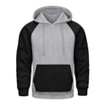 thumbnail image 1 of VNKIDY Men Color Hoodie Pullover Sweatshirt Fall Winter Casual Sportswear Stylish And Comfortable Design Male Long Sleeve Autumn Streetwear Stylish, 1 of 7