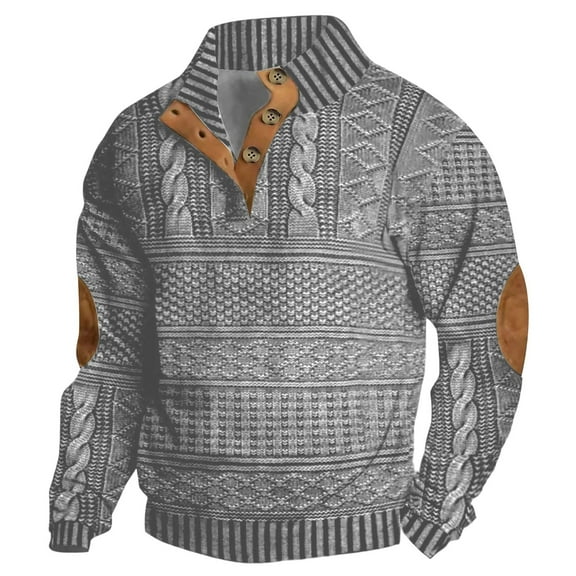 VNKIDY Men's Fall Winter Sweatshirt Loose Plus Size Slim Fit Casual Sweater Male Long Sleeve Solid Color Pullover Autumn Streetwear Stylish