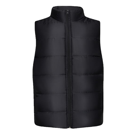 VNKIDY Men's Puffer Vest Winter Windproof Thermal Soft Relaxed Fit Jacket Sleeveless Zipper Stand Collar Gilet For Cold Weather Fashionable Top