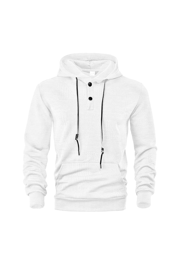 Men's Pullover Solid Color Casual Sports Loose Trend Long Sleeve Hooded Sweatshirt Man Male Autumn Winter Streetwear Classic