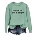 thumbnail image 1 of VNKIDY Sweatshirt Women's Winter Half Open Zipper Lapel Casual Pullover Hoodie Long Sleeve Solid Color Soft Streetwear, 1 of 4