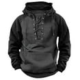 thumbnail image 1 of VNKIDY Sweatshirts Mens Autumn Winter Hooded Youth Hoodie Mens Workwear Colorblocking Casual Hooded Jacket Male Long Sleeve Streetwear Stylish, 1 of 2
