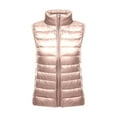 thumbnail image 1 of VNKIDY Women Outerwear Vests Lightweight Warm Puffer Stand Collar Vest Zip Up Sleeveless Down Gilet For Autumn Winter Casual Style Leisure Outerwear, 1 of 3