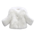 thumbnail image 1 of VNKIDY Women's Coat Autumn Winter Solid Color Fuzzy Cropped Jacket Long Sleeve Zipper Chic Style Coat For Casual Daily Streetwear Activities Warm Outerwear, 1 of 3