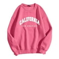 thumbnail image 1 of VNKIDY Women's Sweatshirt Letter Graphic Oversized Crewneck Sweatshirt Street Style Long Sleeve Loose Fit Pullover For Daily Wear Fashionable Tops, 1 of 6
