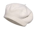thumbnail image 1 of VNKIDY Womens Beret Hat Solid Color Artist Cap Soft Warm Breathable Hat For Cold Weather Daily Casual Wear Cozy Headwear, 1 of 3
