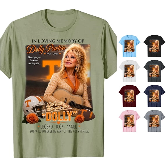 VNKIDY Womens Retro Dolly Shirts Short Sleeve Country Music Legend Graphic Tees Crew Neck Parton Memorial T Shirts Daily Wear Comfortable Womens Tops,Size XXL