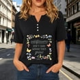 thumbnail image 1 of VNKIDY Womens Vintage Dolly Shirt Short Sleeve V Neck Country Legend Parton Memorial Graphic Tees Casual Country Music Festivals Comfort Fit Fall Tops For Women,Size M, 1 of 7