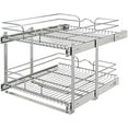 VNMKIOP 2Tier Kitchen Pull Out and Drawer Organizer Slide Out