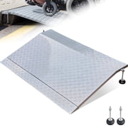 VNN Adjustable Door Threshold Ramp, 3"-6" Height, 25.6" x 39.4" 1000LBS Anti-Slip Wheelchair Ramp for Doorways, Steps, Entryways