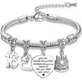 thumbnail image 1 of VNOX 16th Birthday Gifts Bracelet - Sweet 16 Birthday Presents for Her Adjustable Charm Bracelet Jewellery Gift for Sister Friend Teen, 1 of 8