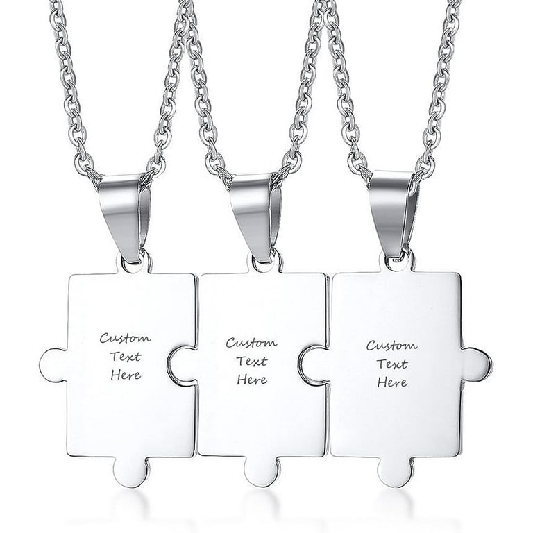 Three way hot sale bff necklace