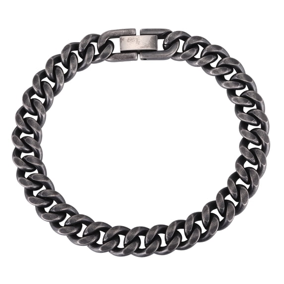VNOX Gold Stainless Steel Cuban Link Bracelet for Men, 8mm Chain Bracelet Gift for Anniversary