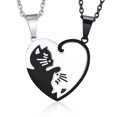 thumbnail image 1 of VNOX Matching Necklace for Couples, Personalized Yin Yang Pet Pendant Necklace, Boyfriend and Girlfriend Promise Couples Necklaces for Him and Her, Relationship Jewelry Gift for Couples Best Friends, 1 of 5