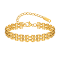 thumbnail image 1 of VNOX New 2026 Unisex Watch Strap Chain Bracelet Necklace 18K Gold Plated Jewelry Findings 316L Stainless Steel for Women Accessories Fashion Trendy Creative Gift and Men, 1 of 9