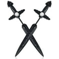 thumbnail image 1 of VNOX Sword Earrings for Men Women, Stainless Steel Gothic Dagger Celtic Knot Irish Studs Earrings, Cool Punk Hip Pop Cubic Zirconia Dangle Goth Screw Spike Earring Jewelry, 1 of 5