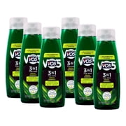VO5 Alberto Men's 3-in-1 Shampoo Conditioner Body Wash, Fresh Energy 12.50 oz (Pack of 6)