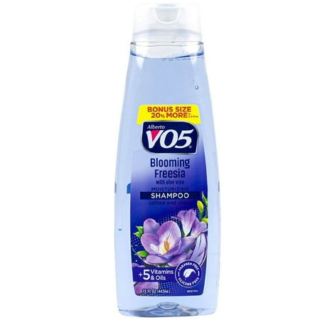 VO5 Blooming Freesia Moisturizing Shampoo, 15 Oz.,Pack of 2
