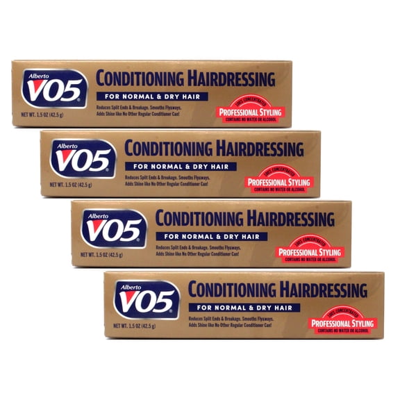 VO5 Conditioning Hairdressing Normal/Dry, 1.50 oz (Pack of 4)