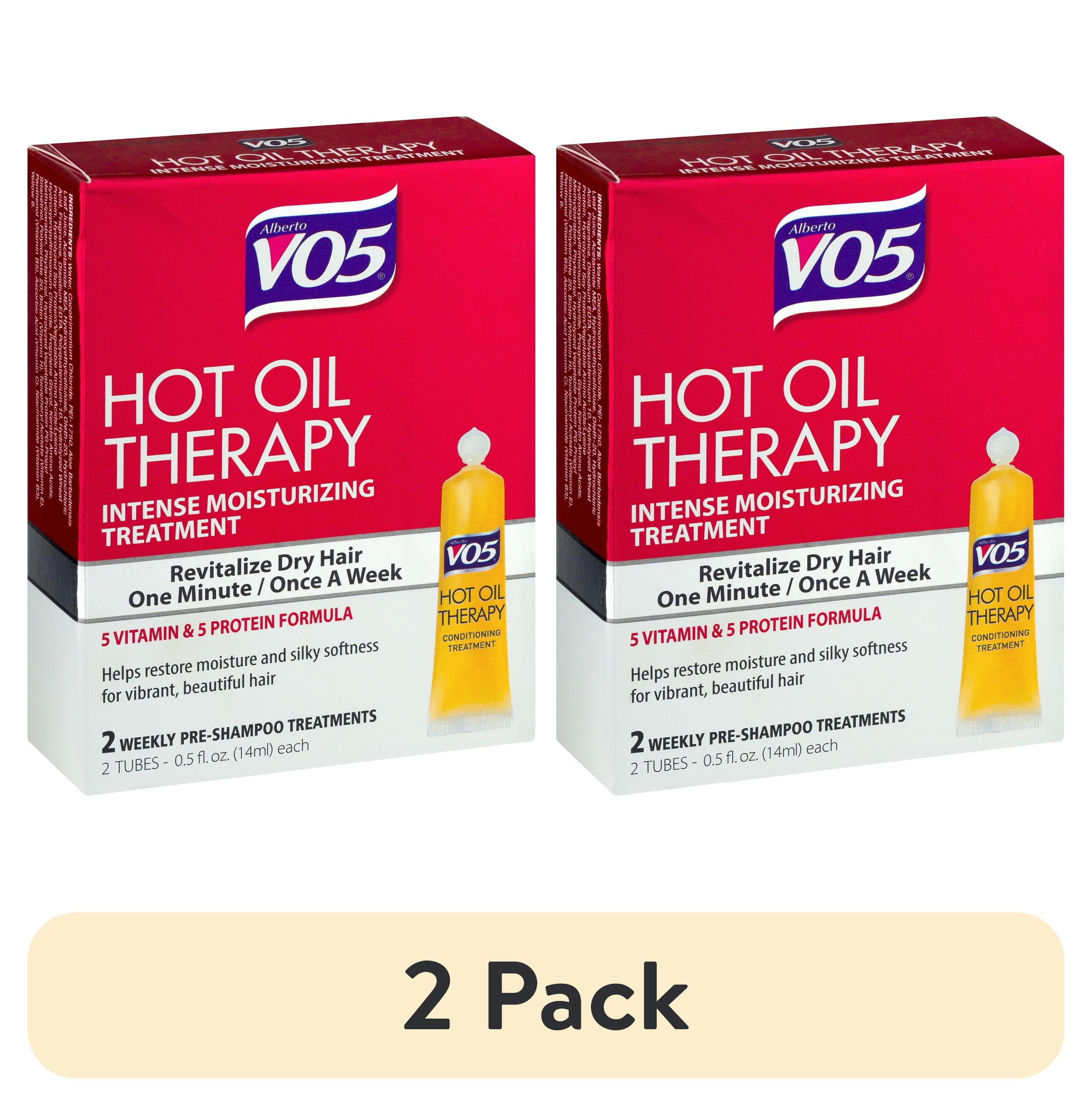 (2 pack) VO5 Hot Oil Hair Treatment, 2 Tubes, 0.5 fl oz