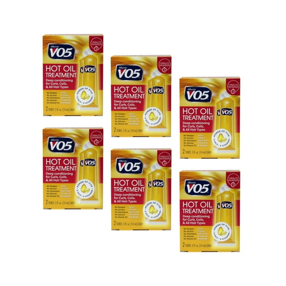 VO5 Hot Oil Therapy Moisturizing Treatment 2 ea (Pack of 6)