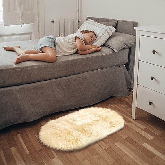 VOAVEKE Area Rugs for Bedroom Living Room, Soft Shag Carpet, Super Soft Faux Sheepskin Area Rugs For Bedroom Floor Carpet Faux Rug Bedside Rugs