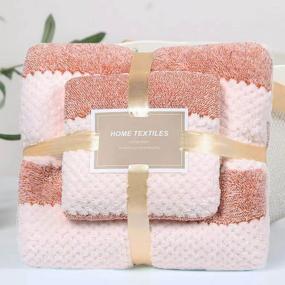 VOAVEKE Bath Towels Set Of 2 Bath Towel Bathroom Set Deluxe Bath Towel Ultra Soft Cotton Towel Set High Absorbent Towel Includes 1 Bath Towel 28.5X51 Inches And 1 Towel 13.5X29.5 In