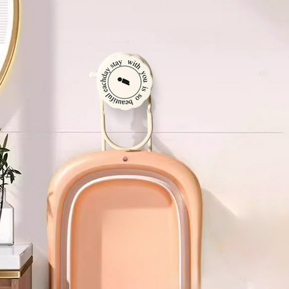 VOAVEKE Bathroom Organizers and Storage, Bathroom Accessories, Rotating Suction Cup Basin Hooks Without Punching Basin Storage Rack Wall Mounted Basin Rack Strong Load Bearing