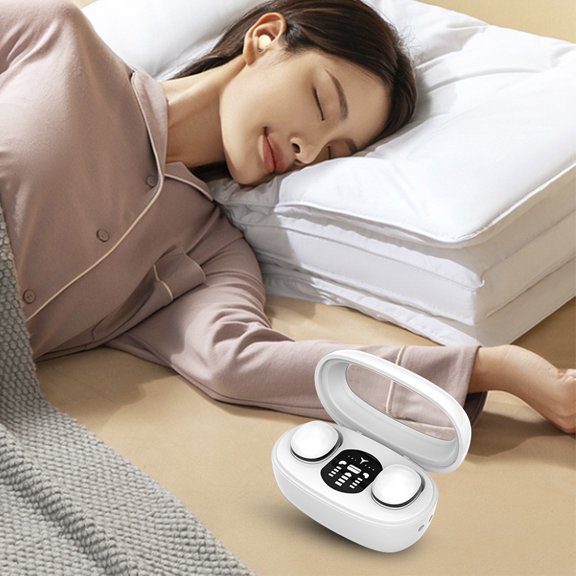 VOAVEKE Bluetooth 5.3 Sport High End Call Noise Reduction Intelligent Button Ultra Thin Sleep Invisible Wireless Earphones