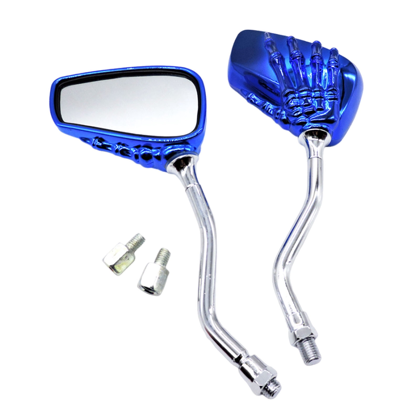 VOAVEKE Car Organization, Car Accessories, Skeleton Claw Side Mirror Rearview Mirror Motorcycle Rearview Mirror Ghost Claw Hardcore Personalized Reversing Assist Mirror Reflector