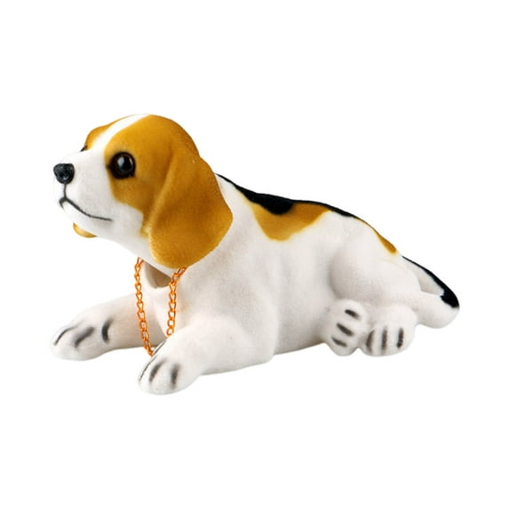 VOAVEKE Car Organization, Car Accessories, Nodding Dog Car Ornament Shaking Head Dog Resin Cute Doll Car Interior Cute Car Decoration Products