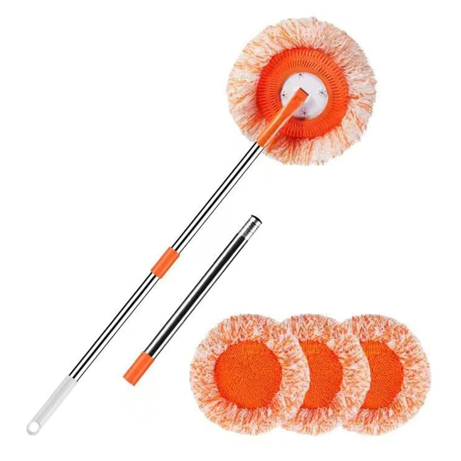 VOAVEKE Clean Mop,Car Wash Sunflower Mop Wall Wash Mop Ceiling Household Circular Mop