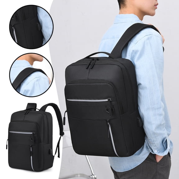 VOAVEKE Closet Storage Bags,Closet Organizers And Storage,Business Backpack, Bag For Travel Flight Fits 15.6 Inch Laptop With USB Charging Port